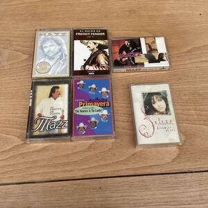 LOT‎ of 5 Vintage Spanish Latin Mexican CASSETTE TAPES Musica Mexicana Norteño